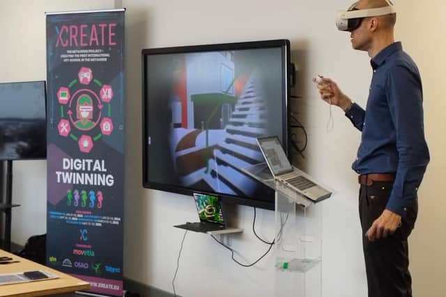 Talland College Software Coach and Tutor Arno Inen Leads Metaverse Class at Newcastle College University Centre