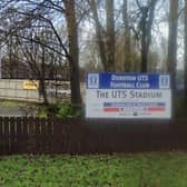 Dunston UTS v Gateshead pre season football match cancelled in chaos as hearse and car invade pitch.