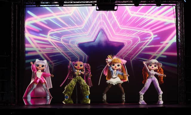 L.O.L. Surprise! Live 2022 holograms on stage