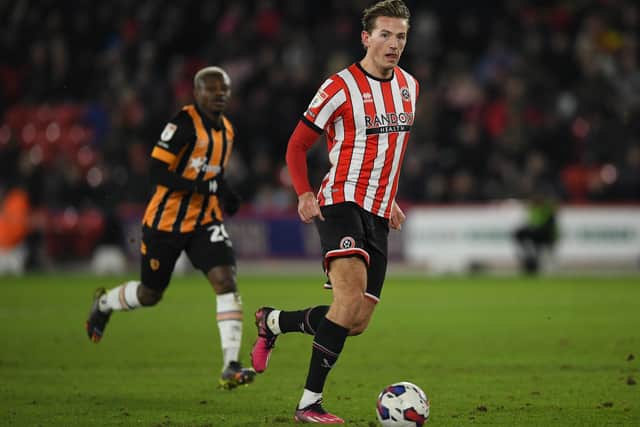 Sander Berge in action for Sheffield United: Gary Oakley / Sportimage