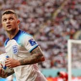 Kieran Trippier during England's World Cup win over Iran.