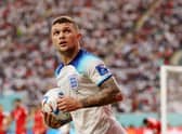 Kieran Trippier during England's World Cup win over Iran.