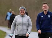 Ryan Moorhead, who is 25 and from Jarrow, is training for the Great North Run following in the charitable footsteps of his mum.