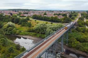 A Northern service on the Northumberland Line.