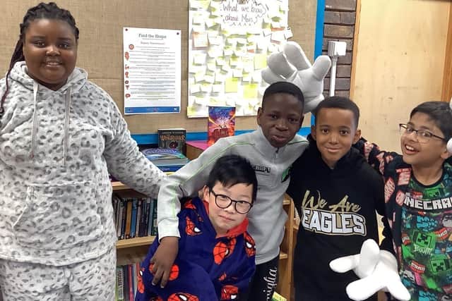 St Catherine's Catholic Primary School pupils celebrate World Book Day