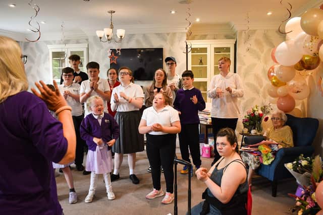 The BSL Choir performed for Maisie