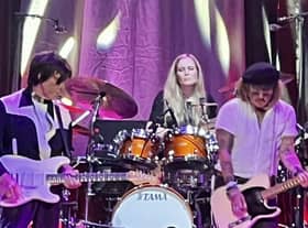 Hollywood star Johnny Depp stunned fans when he flew to from his libel trial to perform on stage with pop star Jeff Beck during a gig in Sheffield. Depp flew straight from Virginia in the US to join his music collaborator Jeff Beck on his European tour.