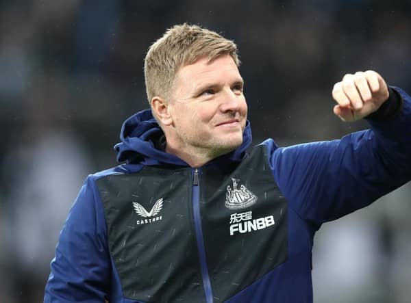 Newcastle United head coach Eddie Howe. (Photo by Ian MacNicol/Getty Images)
