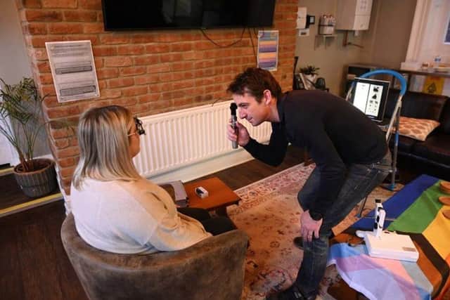 Specsavers ran the clinics in partnership with Crisis.