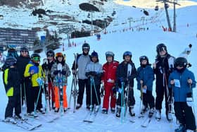 Pupils from St Cuthbert's Catholic High School visit Les Trois Vallees