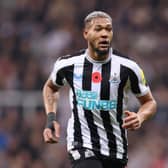 Newcastle United's Joelinton has a hamstring problem.