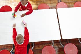 Children enjoying a Breakfast Club