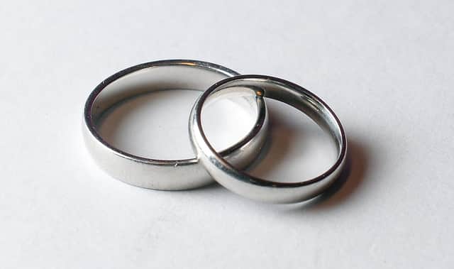 A pair of Wedding rings, London