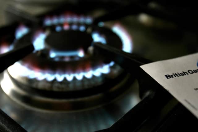 File photo dated of a gas hob with a bill from British Gas,  the company's owner Centrica has seen its profits soar to more than £3 billion for 2022 amid rocketing energy prices that have sparked a cost-of-living crisis.