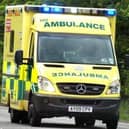 One person has been take to hospital following a six-vehicle crash near Rugby.