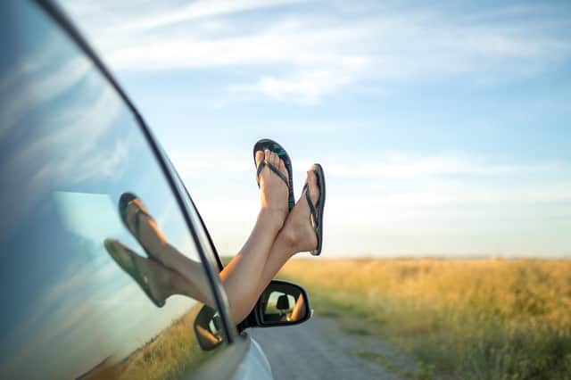 Driving in flip flops could result in a serious fine (photo: adobe)
