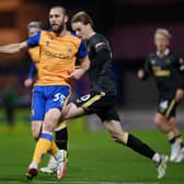 Lucas De Bolle in action for Newcastle United against Mansfield Town in November 2021 (Photo by Laurence Griffiths/Getty Images)