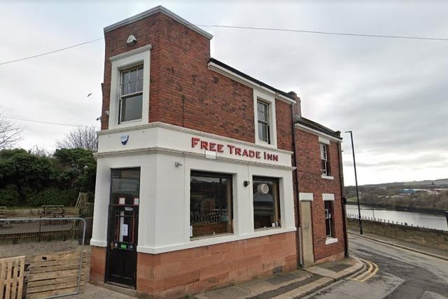 Ouseburn's hugely popular Free Trade Inn has a 4.7 rating from 1,367 reviews.