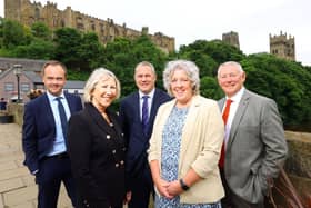 (from left) Rob Ribchester, Maxine Pott, David Holloway, Lesley Stabler and Mike Pott
