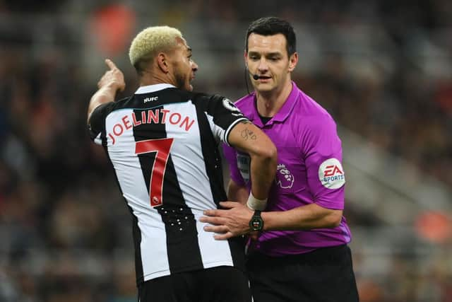 Joelinton deserves praise for a string of great performances recently. (Photo by Stu Forster/Getty Images)