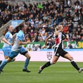 Newcastle United Women midfielder Georgia Gibson. (Photo by Stu Forster/Getty Images)