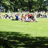 Many got out bright and early this morning to take full advantage of the fine weather.