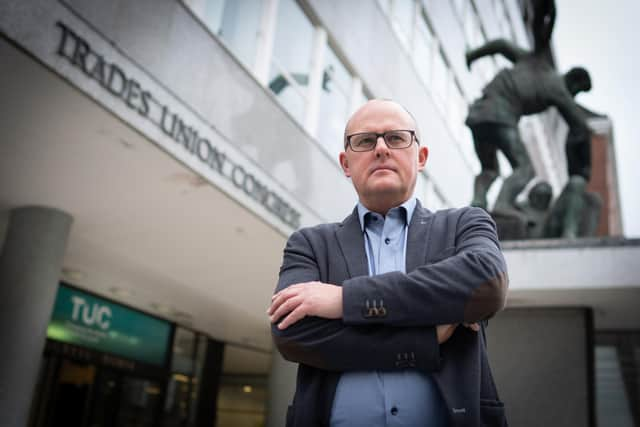 EMBARGOED TO 0001 THURSDAY DECEMBER 29

New TUC General Secretary Paul Nowak at TUC Congress House in London. He officially takes up the post in January from Frances O'Grady. Picture date: Wednesday December 21, 2022. PA Photo. See PA story INDUSTRY TUC. Photo credit should read: Stefan Rousseau/PA Wire