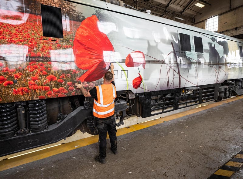 The updated vinyl and artwork is part of an essential maintenance programme.