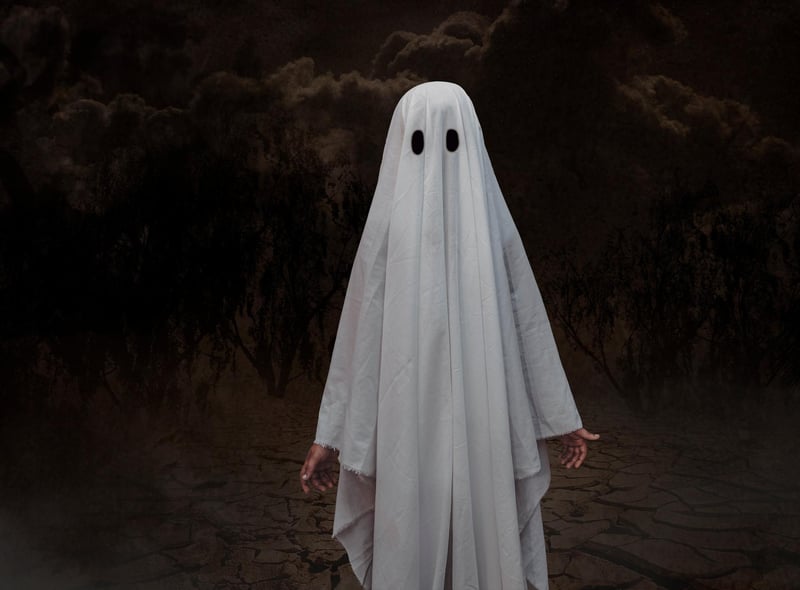 Definitely the easiest costume to make. White sheet, scissors. Job done.