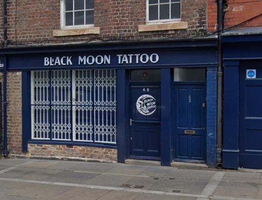Black Moon Tattoo Sutdio on Thornton Street in the city centre has a five star rating from 24 reviews.