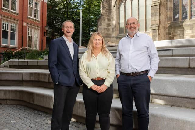 L-R: GFW joint managing partners Richard Garland and Sally Hart, and chairman, Robyn Peat.