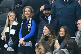 Newcastle United co-owners Amanda Staveley and Mehrdad Ghodoussi. 