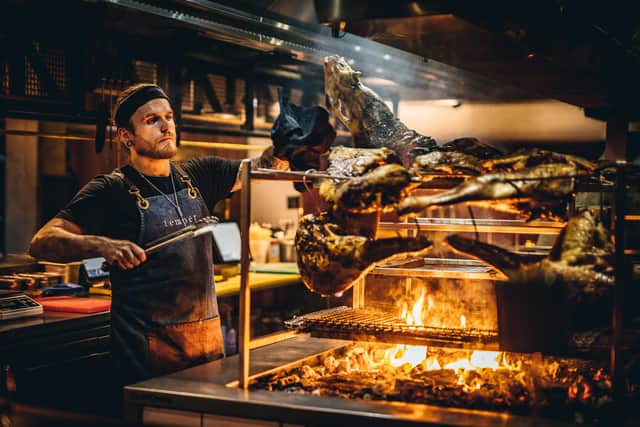 Renowned barbecue restaurant Temper Soho. Image: Lateef Photography