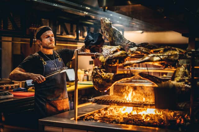 Renowned barbecue restaurant Temper Soho. Image: Lateef Photography