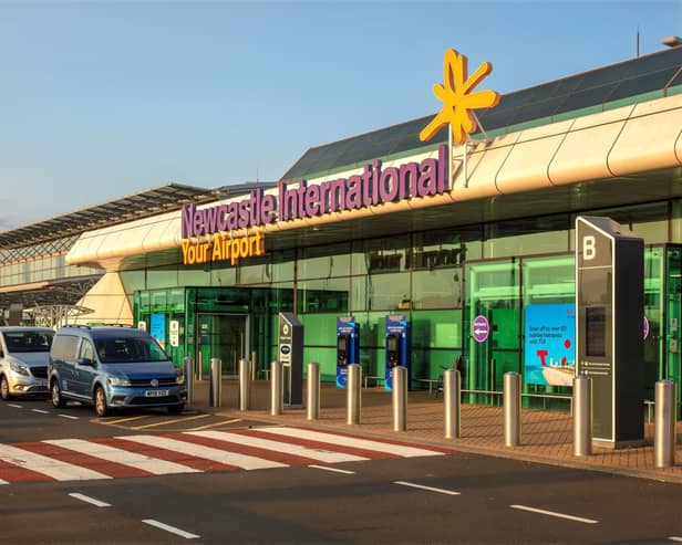 Newcastle International Airport.