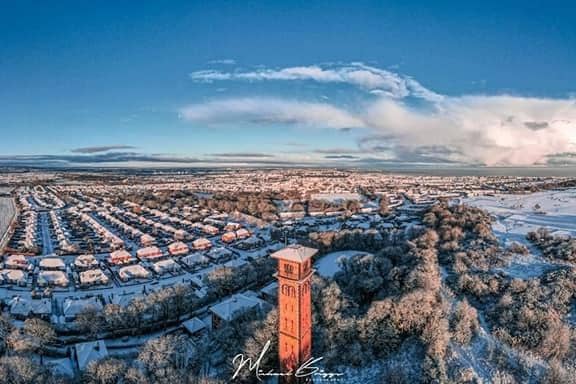 A crisp and cold day over the North East.