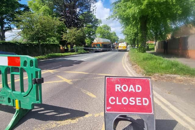 Newcastle fire: Roads were closed following a morning fire at a Westerhope commercial property earlier this week.