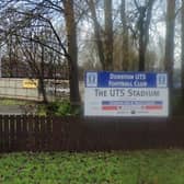 The Dunston UTS v Gateshead pre season football match was cancelled in chaos as a hearse and car invaded the pitch.