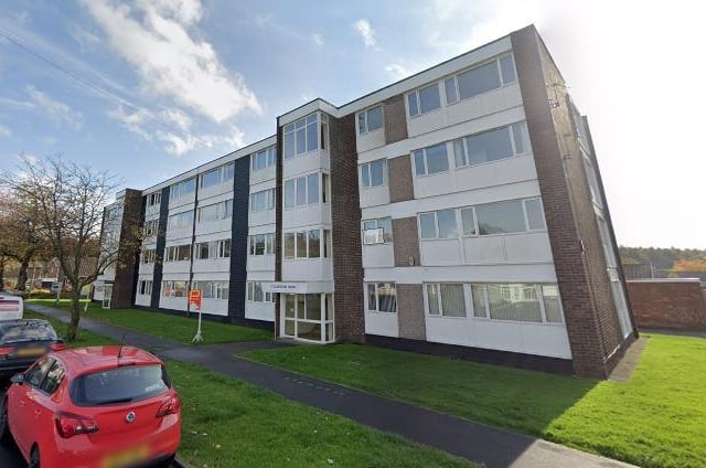 This Palmersville block of flats has a one bedroom property which is currently available for just £30,000.