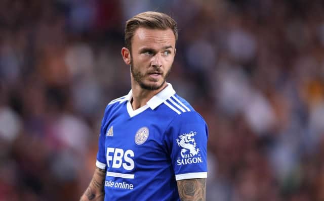 Leicester City midfielder James Maddison.