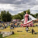 A petting zoo, inflatable games, local vendor market &amp; charity area made up part of the celebrations