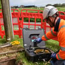 Openreach engineer at work