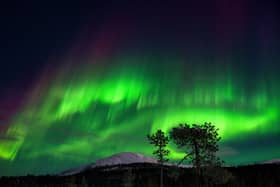 Aurora borealis is also known as Northern Lights. (Photo by Irene Stachon / Lehtikuva / AFP) (Photo by IRENE STACHON/Lehtikuva/AFP via Getty Images)