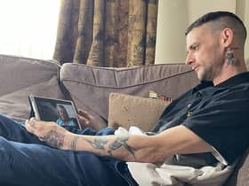 Davey Bratton, 35,  an ex-smoker whose mum Maggie’s story went around the world