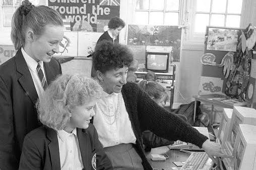 A computer exhibition from 30 years ago.