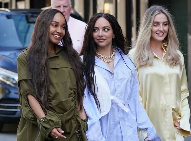 <p>From left to right, Little Mix stars Leigh-Anne Pinnock, Jade Thirlwall and Perrie Edwards. Picture: PA.</p>