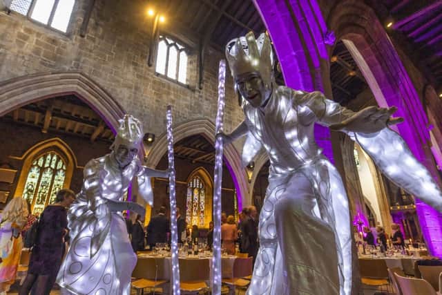 Entertainers at Newcastle Cathedral Trust’s Gala Dinner – Calvos.