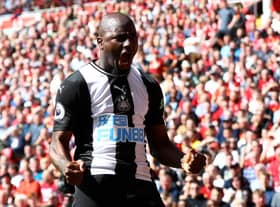 Jetro Willems scored a memorable goal for Newcastle United against Liverpool (Photo by Michael Steele/Getty Images)