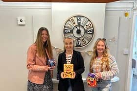 Darlington Colleagues with donations