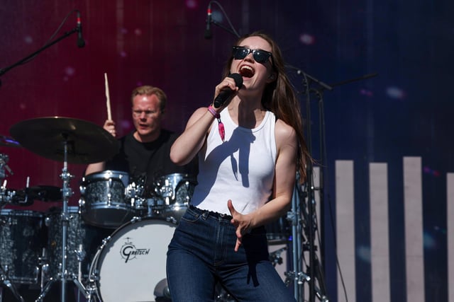 Norwegian pop singer/songwriter Sigrid is bringing her intense live show to O2 City Hall on Wednesday, November 9. (Photo by Jeff J Mitchell/Getty Images)